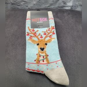 Hot Sox Christmas socks with Reindeer size 9 - 11